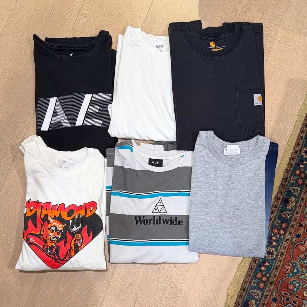 Bundle of six T-Shirt - Classic Crew Neck